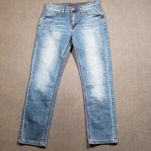French Connection Savile Slim Fit Jeans Mens W30 L30 Blue Medium Wash Denim
